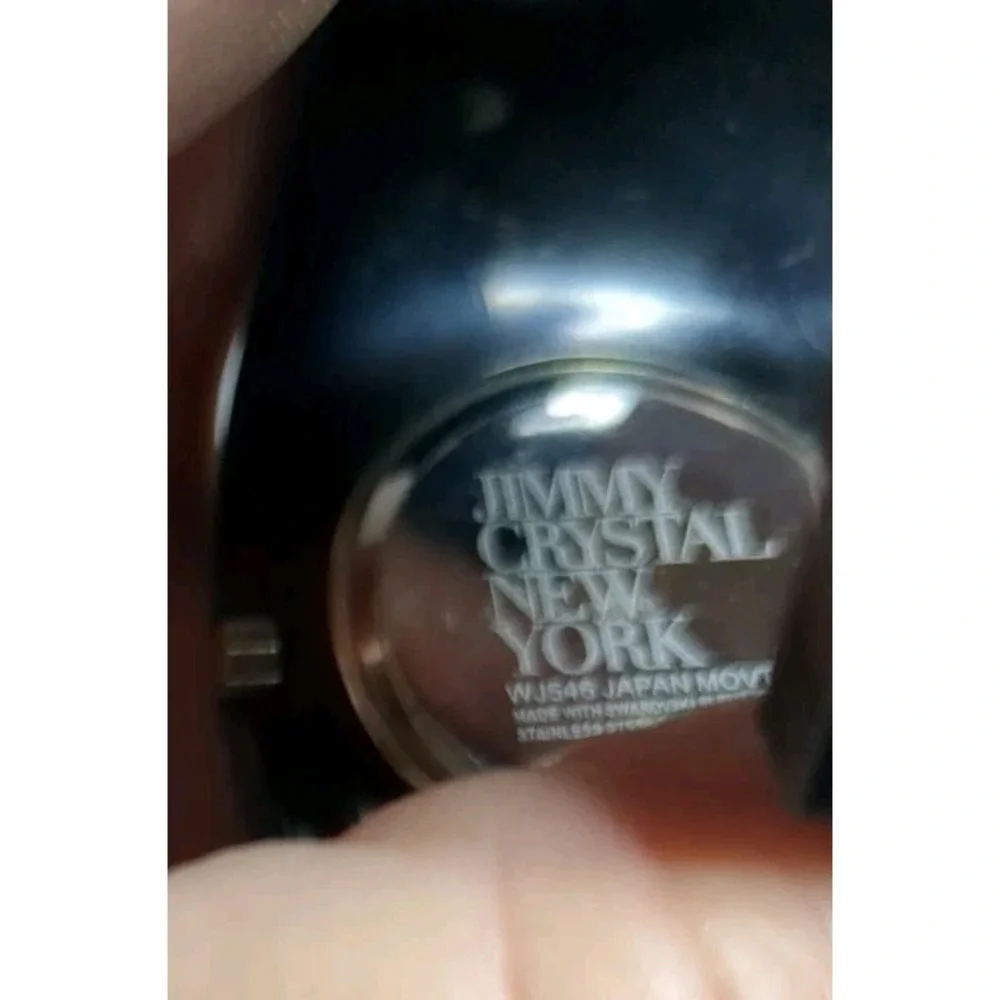 JIMMY CRYSTAL‎ New York Swarovski Quartz Women's Watch Sz. 6 1/2